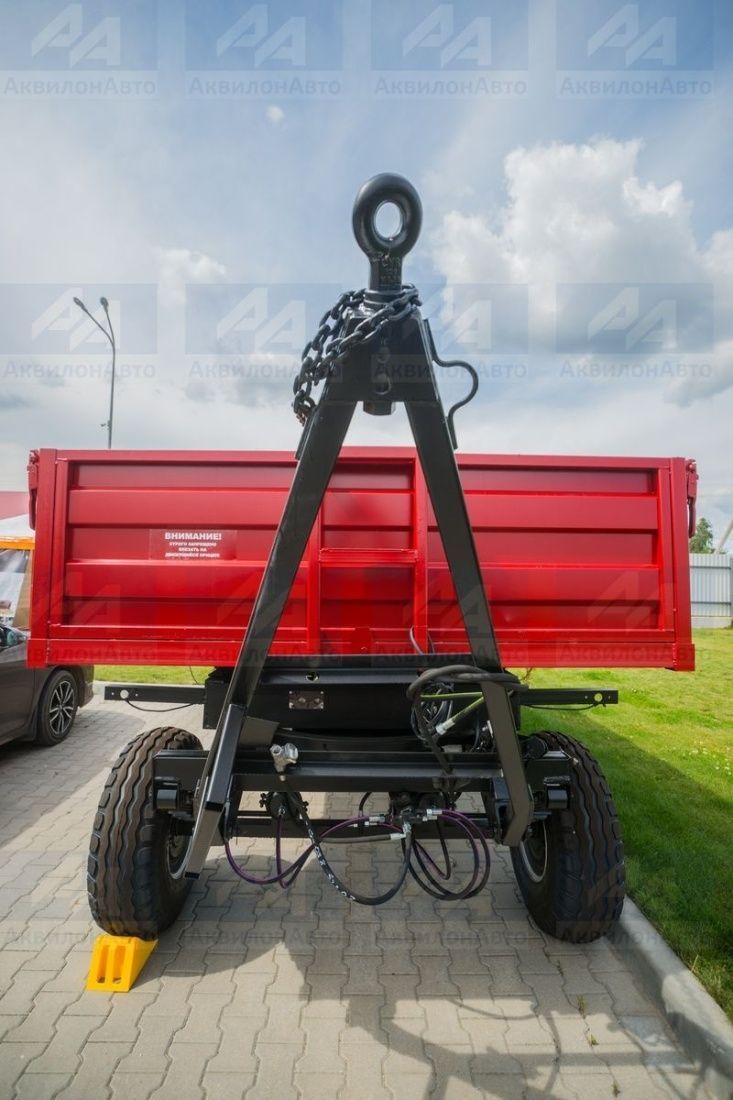 изображение Прицеп тракторный самосвальный КРАСНЫЙ 4,5т (2ПТС-4,5) от компании Сонар