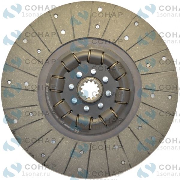изображение Диск сцепления ведомый (демпфер на закрытых пружинках) (ТМ70-1601130) от компании Сонар