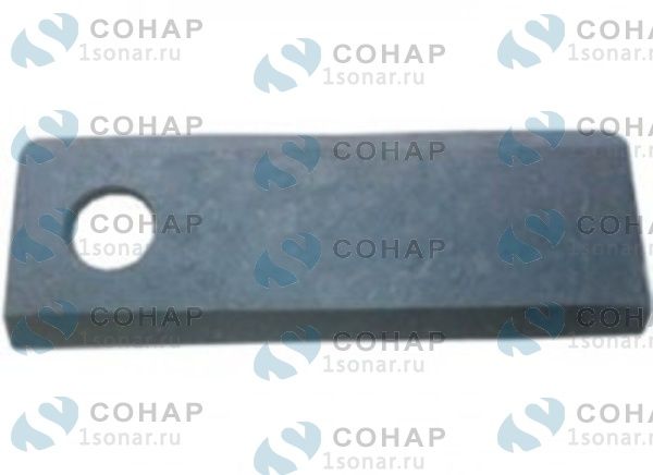 изображение Нож КРН 1,25 (Сталь 65Г) 125х56х4 каленые (Германия) () от компании Сонар
