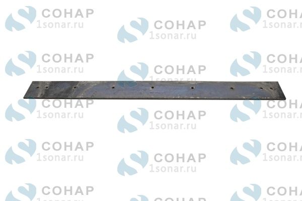 изображение Нож ДЗ-122/143/180 ст09Г2С прямой двусторонний круглые отв. (1820х12х180 (005)) от компании Сонар