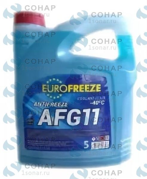 изображение Жидкость охлаждающая низкозамерзающая (Antifreeze "Eurofreeze AFG 11" син. 4,2 л.(4,8 кг)) от компании Сонар
