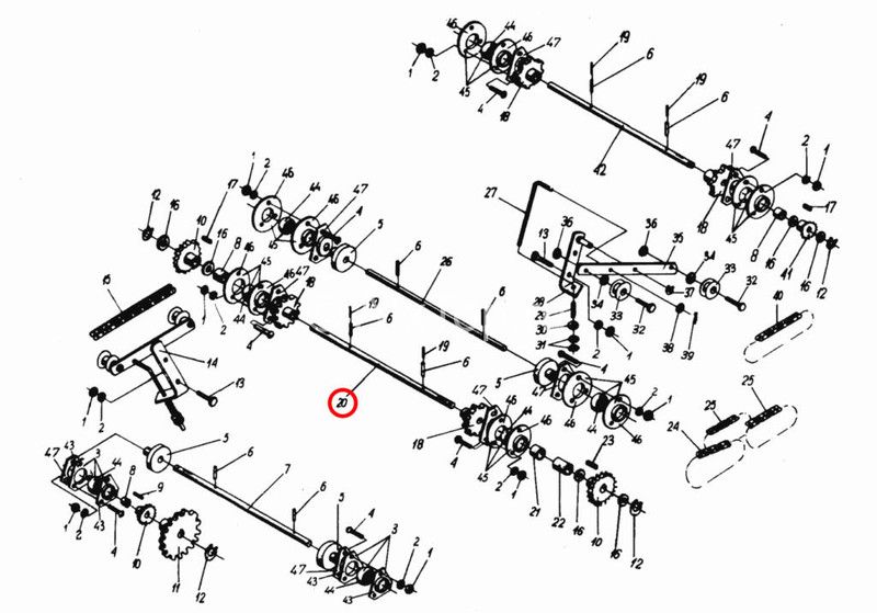 изображение Вал привода пруткового транспортера (5644/63-009) от компании Сонар